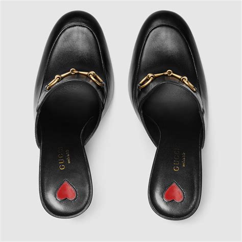 gucci black mules heels|Gucci princetown mules on sale.